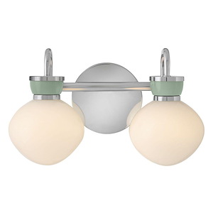 Lucy - 7W 2 LED Bath Vanity-9.5 Inch Tall and 15.5 Inch Wide - 1428865