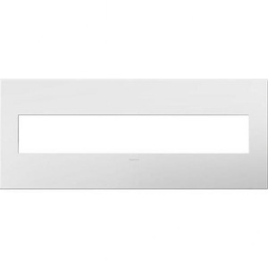 Adorne - Gloss White One to Six Gang Screwless Wall Plate