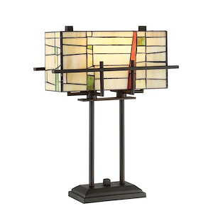 Mansur-Two Light Table Lamp-4.5 Inches Wide by 26 Inches High