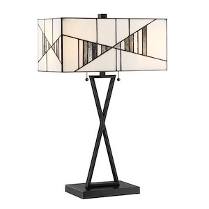 Zellah - 2 Light Table Lamp-25 Inches Tall and 16 Inches Wide