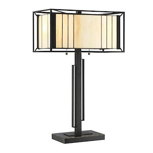 Lanton - 2 Light Table Lamp-25 Inches Tall and 16 Inches Wide