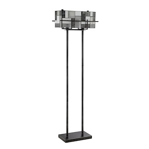 Collins-Two Light Floor Lamp-20.5 Inches Wide by 65.5 Inches High