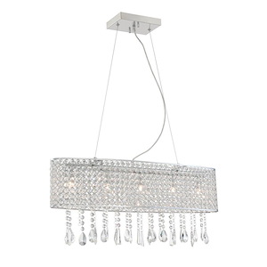 Mckayla-Five Light Chandelier-27.75 Inches Wide by 94 Inches High