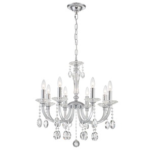 Theophilia - 94.5 Inch 320W 8 LED Chandelier - 535979