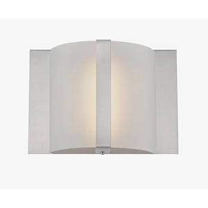 Waldo-9W LED Wall Sconce-8.5 Inches Wide by 6 Inches High