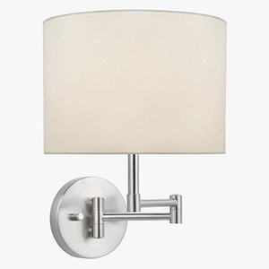 Kasen-One Light Swing Arm Wall Lamp-10 Inches Wide by 11 Inches High