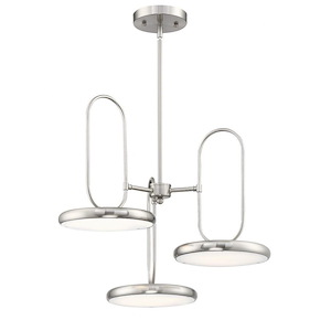 Sailee-30W 3 LED Pendant-20.5 Inches Wide by 62 Inches High