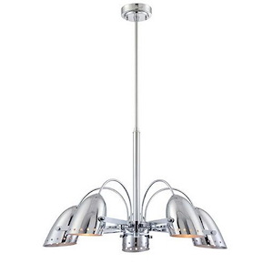 Kanoni-Five Light Chandelier-28 Inches Wide by 42 Inches High