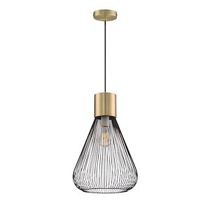Freira-One Light Pendant-12 Inches Wide by 92.5 Inches High