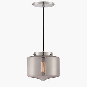 Zelia-One Light Pendant-7 Inches Wide by 128 Inches High