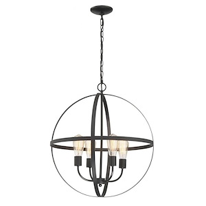 Manton-Four Light Chandelier-22 Inches Wide by 159 Inches High