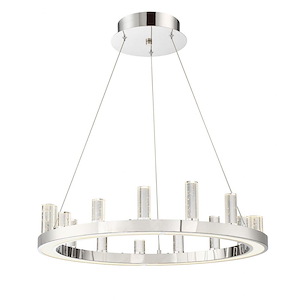 Elina-47W 1 LED Pendant-25 Inches Wide by 73 Inches High