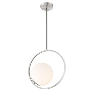 Equinox-One Light Pendant-14 Inches Wide by 63 Inches High - 832926