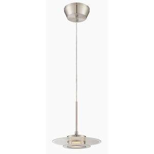 Lexa-6W LED Pendant-9 Inches Wide by 4 Inches High
