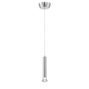 Divina-5W 1 LED Pendant-5 Inches Wide by 86 Inches High
