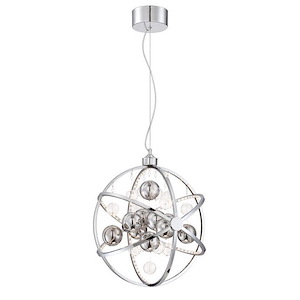 Marilyn-18W 6 LED Chandelier-19 Inches Wide by 93 Inches High