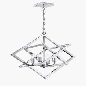 Isidro-Four Light Chandelier-23 Inches Wide by 23 Inches High