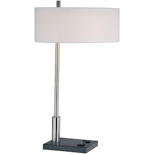 One Light Table Lamp-15 Inches Wide by 26.5 Inches High