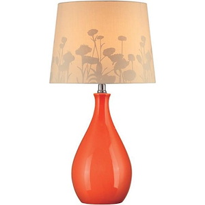 One Light Table Lamp-12 Inches Wide by 22 Inches High
