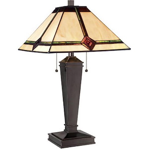 One Light Table Lamp-15 Inches Wide by 22.75 Inches High