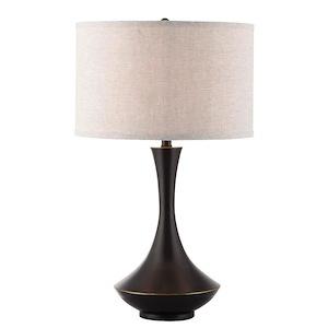 Elisio-One Light Table Lamp-17 Inches Wide by 29 Inches High