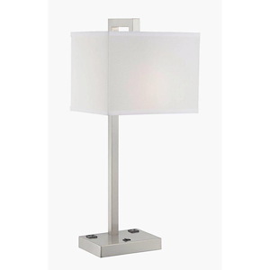 Contento-One Light Table Lamp-12 Inches Wide by 27 Inches High