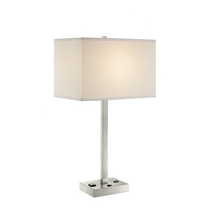 Quinn-One Light Table Lamp-16 Inches Wide by 28.5 Inches High