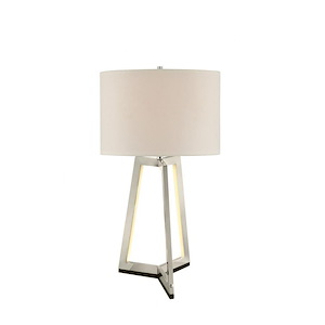 Pax-One Light Table Lamp with LED Night Light-16 Inches Wide by 30.5 Inches High - 833278