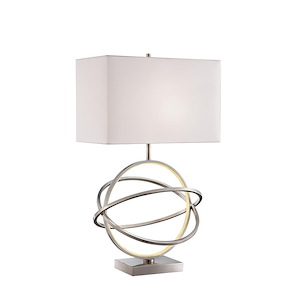 Orville-One Light Table Lamp with LED Night Light-18 Inches Wide by 30.5 Inches High