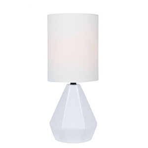 Mason-One Light Table Lamp-7 Inches Wide by 17 Inches High