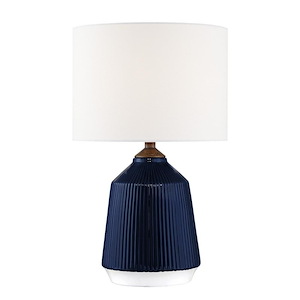 Saratoga-One Light Table Lamp-14 Inches Wide by 23 Inches High