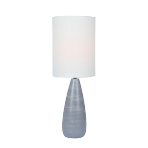 Quatro-One Light Table Lamp-9.5 Inches Wide by 26.25 Inches High