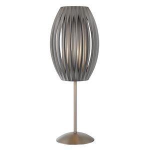 Egg-One Light Table Lamp-9 Inches Wide by 25 Inches High