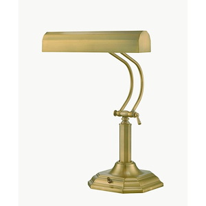 Piano Mate-Two Light Piano Desk Lamp-12 Inches Wide by 20 Inches High