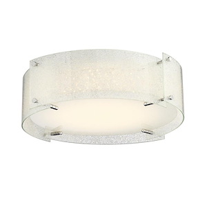 Kaelin-20W 1 LED Flush Mount-17 Inches Wide by 6 Inches High