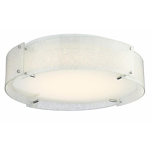 Kaelin-30W 1 LED Flush Mount-21 Inches Wide by 5.5 Inches High