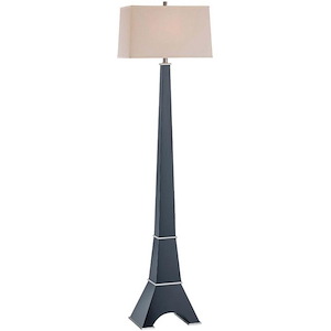 One Light Floor Lamp-17 Inches Wide by 63 Inches High