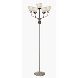 Elitia-Five Light Floor Lamp-16 Inches Wide by 70 Inches High