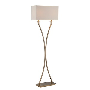 Cruzito-Two Light Floor Lamp-18 Inches Wide by 59 Inches High