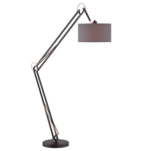 Kailano-One Light Floor Lamp-15 Inches Wide by 85 Inches High