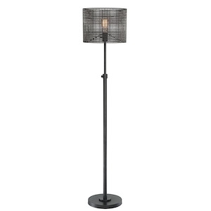 Hamilton-One Light Floor Lamp-14 Inches Wide by 62 Inches High