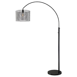 Hamilton-One Light Arch Floor Lamp-15.75 Inches Wide by 79.5 Inches High