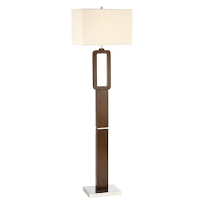 Leonard - One Light Floor Lamp with LED Night Light
