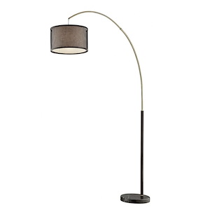Elena-One Light Arch Floor Lamp-15 Inches Wide by 92 Inches High