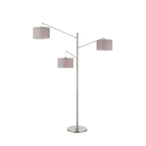 Sloane-Three Light Floor Lamp-47 Inches Wide by 84 Inches High