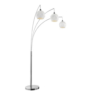 Pandora-Three Light Arch Floor Lamp-50 Inches Wide by 85 Inches High