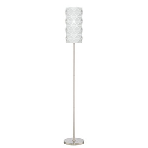 Pandora-One Light Floor Lamp-10 Inches Wide by 63 Inches High