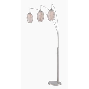 Lotuz-Three Light Arch Lamp-53 Inches Wide by 85 Inches High - 1209156