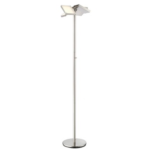 Lampard-50W 4 LED Floor Lamp-14 Inches Wide by 71 Inches High