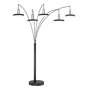 Sailee-75W 5 LED Arch Floor Lamp-74 Inches Wide by 90 Inches High - 1209193